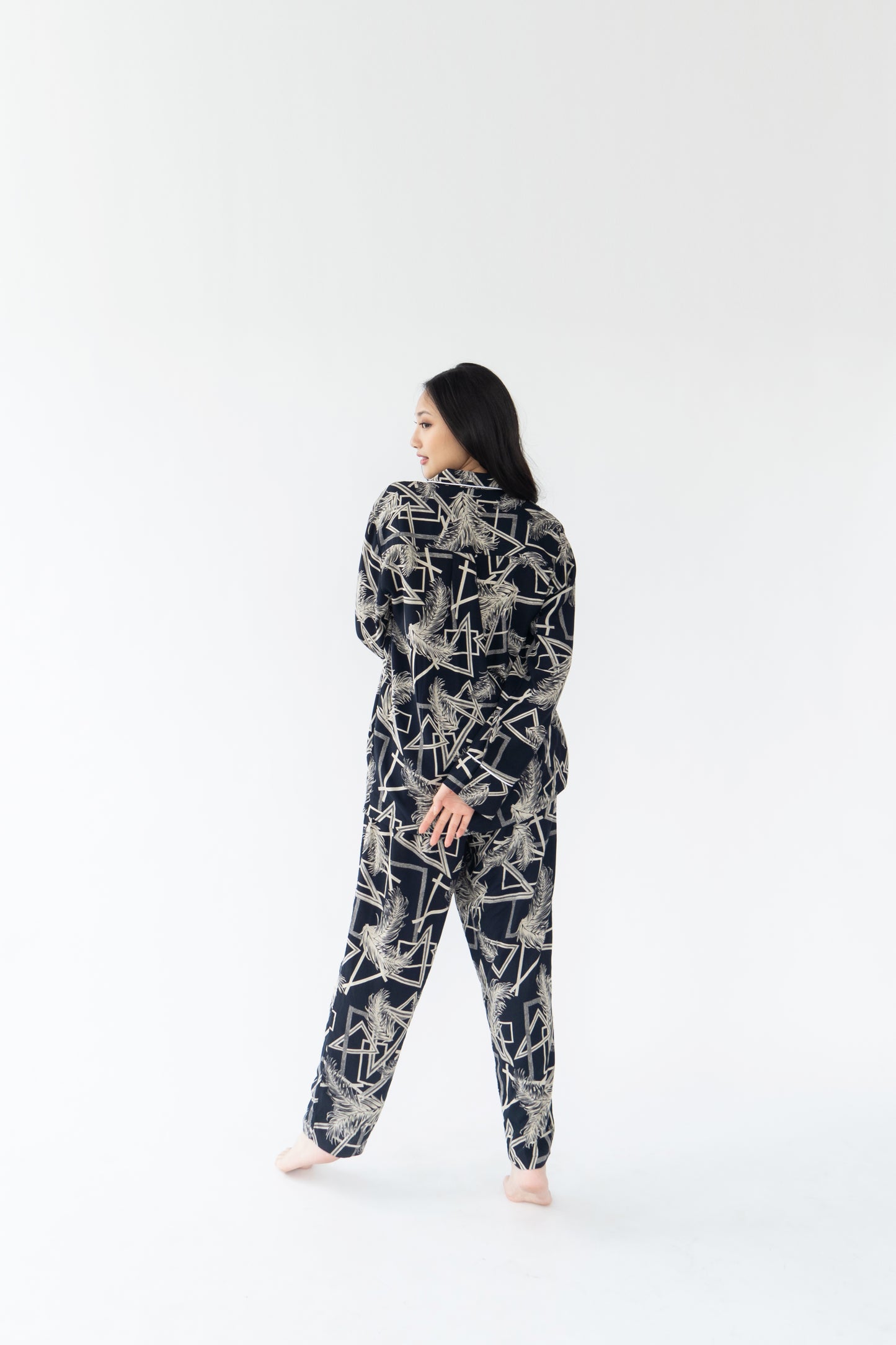 Abyss - Long Sleeve Viscose Pyjama Set